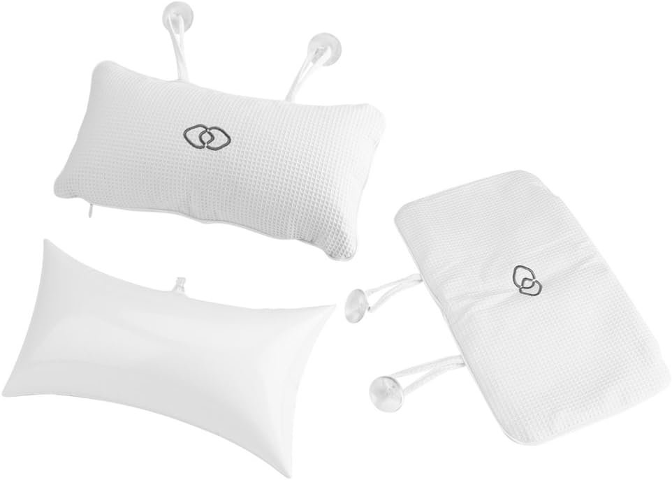 Badkussen Antislip - Ergonomische Nek- en Hoofdsteun voor Badkuip - Badsteun met Zuignappen - Comfortabel Spa Accessoire