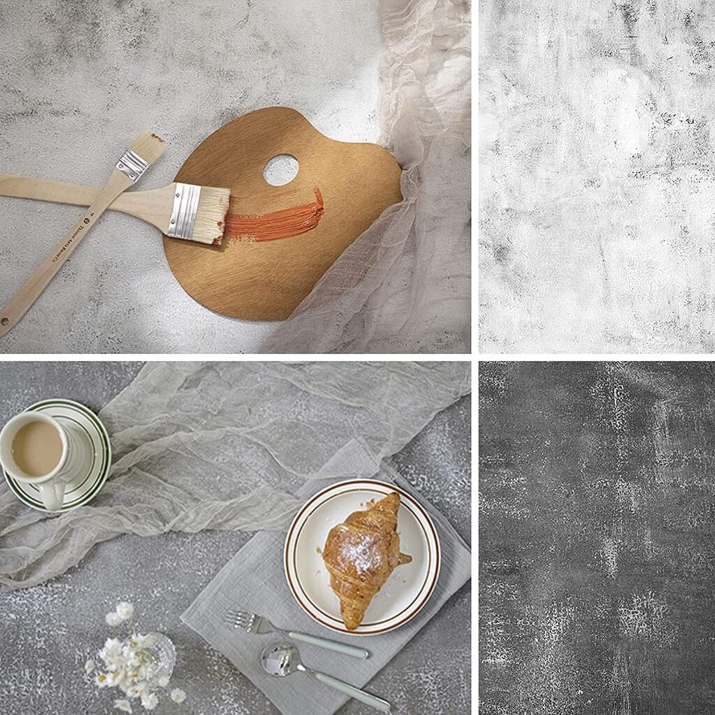Fotografie achtergrond set 6 stuks dubbelzijdig tabletop 57x88 cm flat lay productfotografie achtergronden