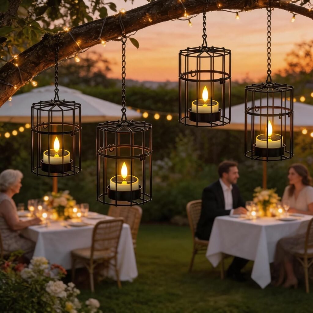 Solar LED waxinelichtjes set 12 stuks met warm flikkerend licht voor tuin en buitenverlichting