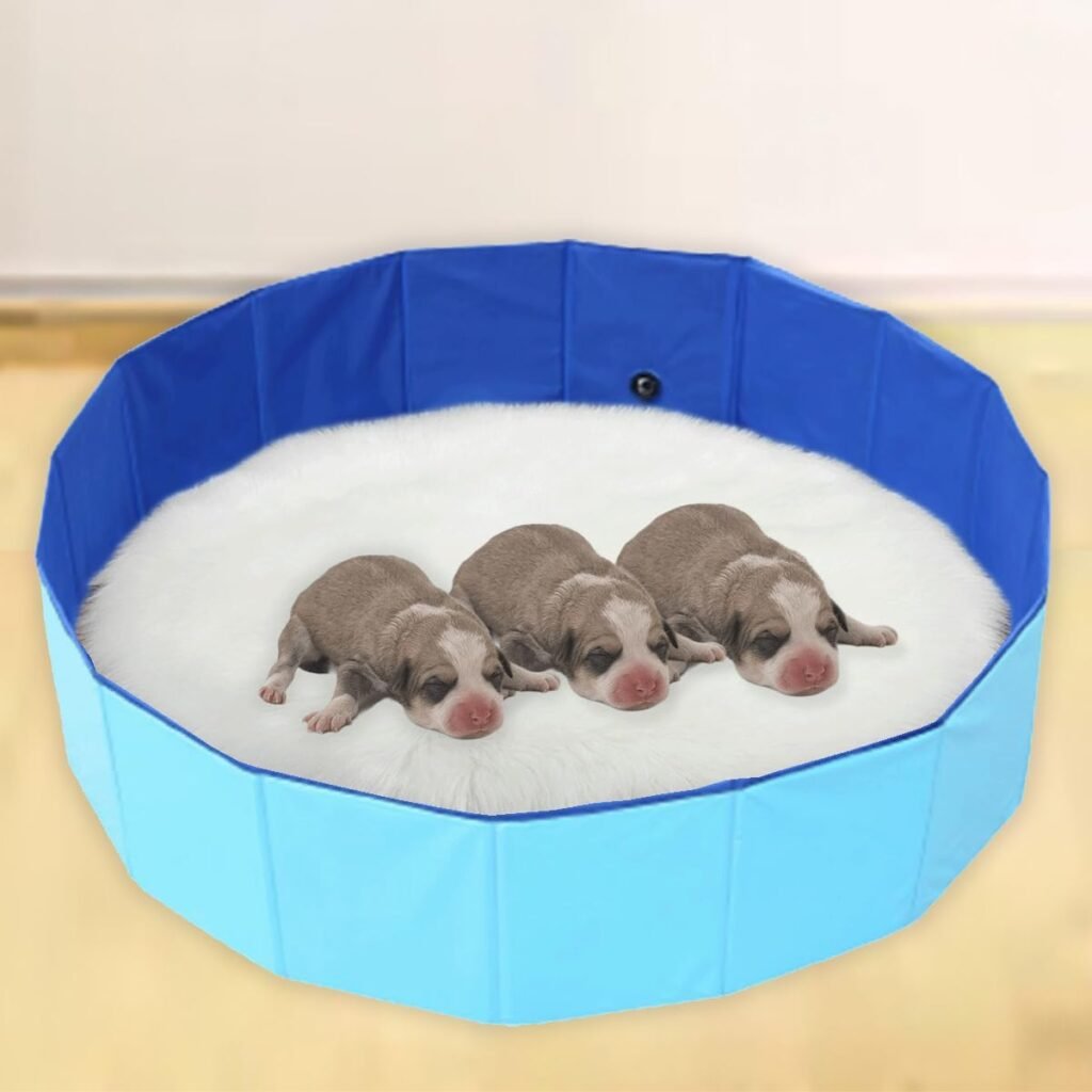 Opvouwbare hondenpool 81x20 cm voor honden en katten - draagbaar vouwbaar hondenbad voor binnen en buiten gebruik