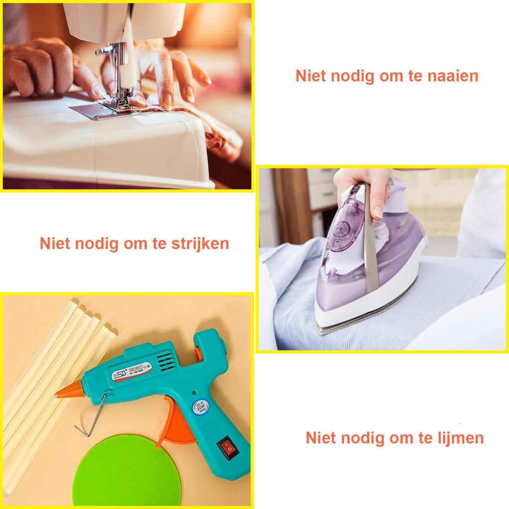 Dubbelzijdige Strijkband - Transparante Zoom Tape voor Kleding en Stoffen - Geen Naaiwerk - 1,2 cm x 61 m