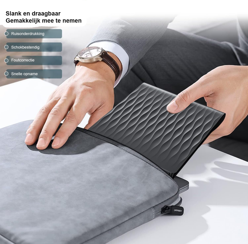 Externe CD/DVD drive USB 3.0 Type-C - DVD/CD brander RW - Laptop en desktop compatibel - Windows 11/10/Mac/Linux