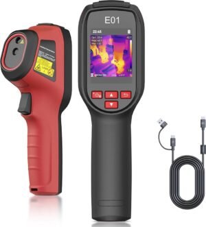 Draagbare thermische camera met laserpointer en SuperIR 240x240 resolutie voor temperatuurmeting