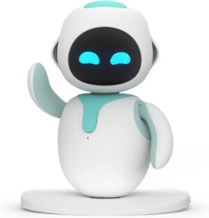 Blauwe interactieve robot hond als huisdier, sensorisch speelgoed en pratrobot voor kinderen en volwassenen