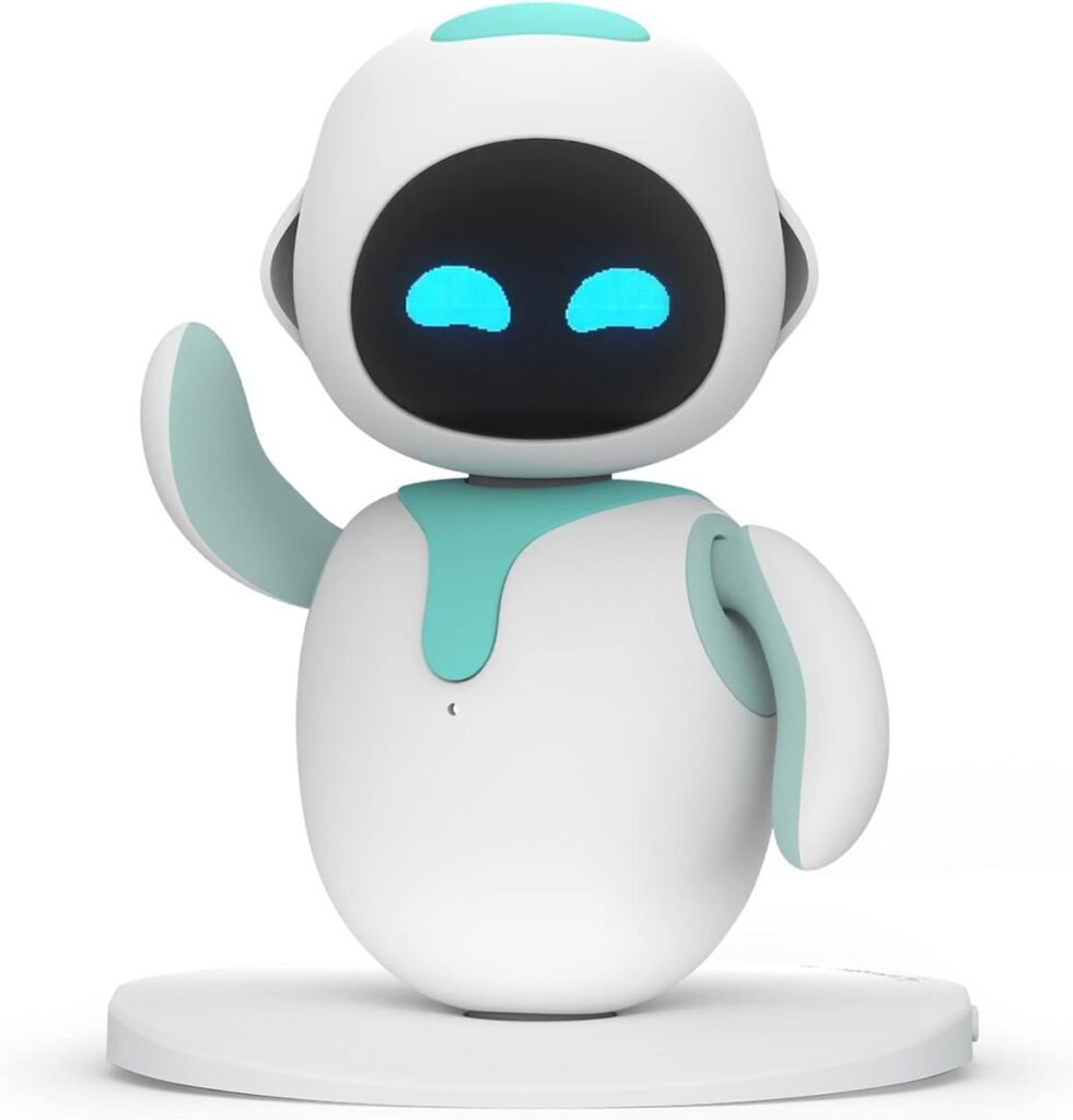 Blauwe interactieve robot hond als huisdier, sensorisch speelgoed en pratrobot voor kinderen en volwassenen