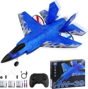 RC Vliegtuig met Afstandsbediening F35 – 2.4GHz 2-Kanaals Straaljager voor Beginners – USB Oplaadbaar Vliegtuigspeelgoed