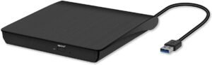 Externe CD/DVD Drive USB 3.0 Type C – Draagbare DVD Speler en Brander – CD/DVD Lezer voor Laptop, Desktop en MacBook – CD/DVD-RW
