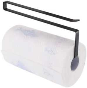 Keukenrolhouder Zonder Boren – Keukenpapierhouder Onder Kast – Wandhouder voor Aluminiumfolie en Vershoudfolie – Multifunctionele Keuken Organizer