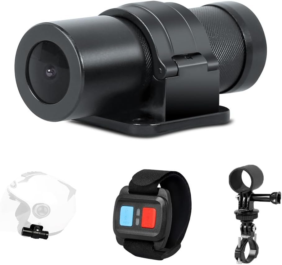 Fietscamera Full HD waterdicht compact voor sport en avontuur