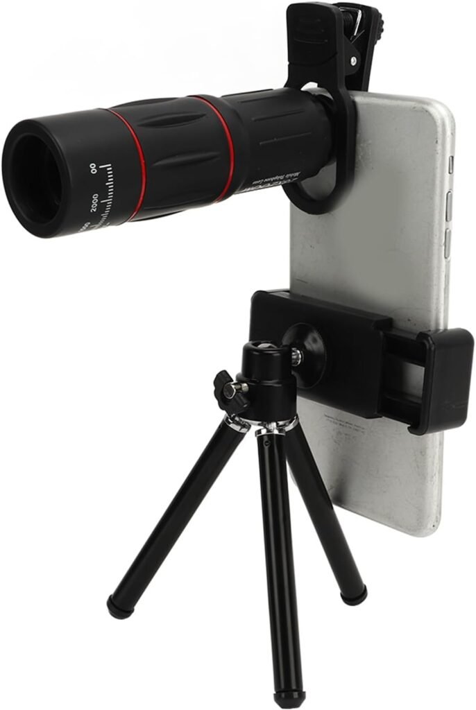 28x smartphone telelens set met statief en macro-, groothoek- en fisheye lens