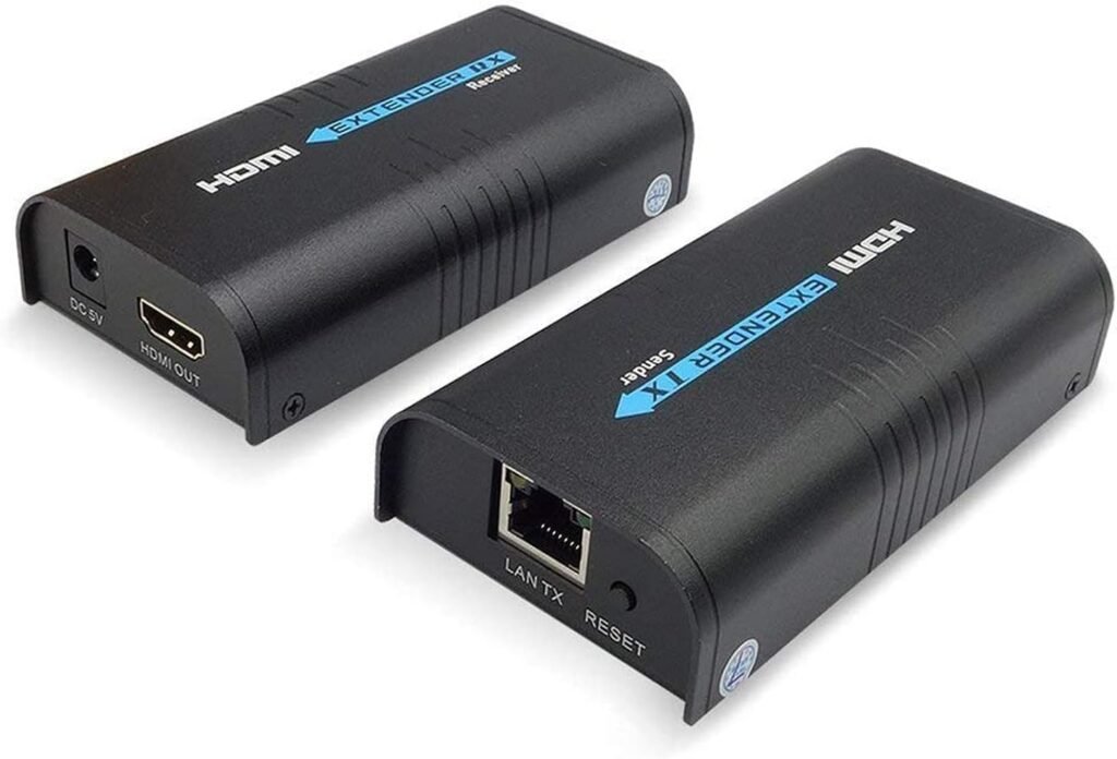 HDMI netwerk extender 60 meter voor CAT6/6A/7 met 1080p, 3D en IR-afstandsbediening