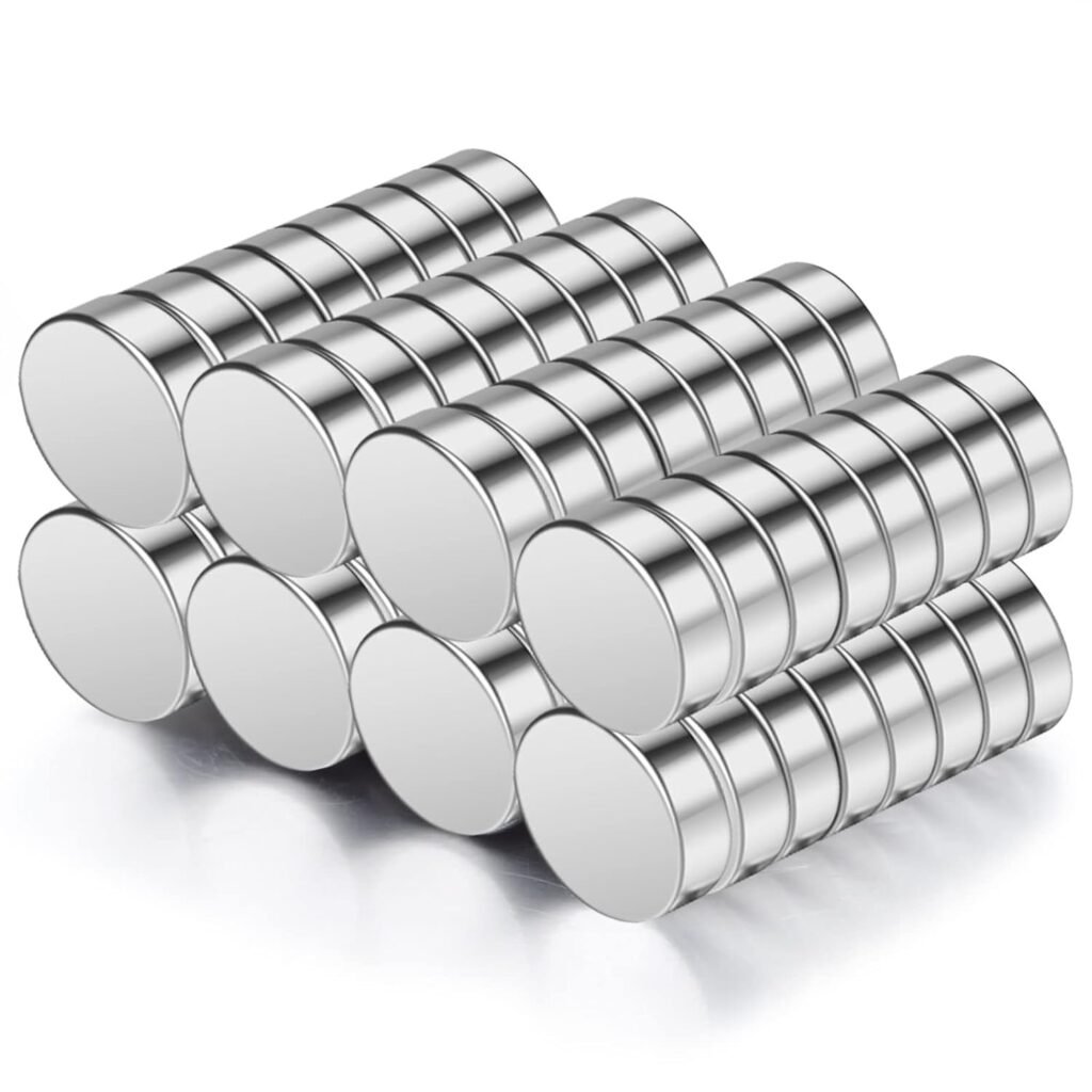 Neodymium magneten set voor magneetbord, 64 stuks, witboard magneten