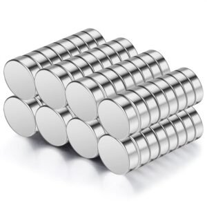 Magneten Set – Sterke Neodymium Magneten voor Magneetbord – Whiteboard Magneten – 64 Stuks, Wit