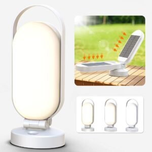 Daglichtlamp LED – Zonnelamp met traploze dimmer – Verstelbare helderheid en energiezuinige verlichting – Wit, 10,52 x 13 x 29,46 cm