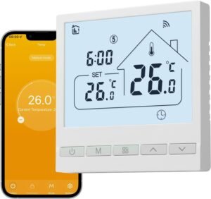 Programmeerbare kamerthermostaat 16A voor vloerverwarming