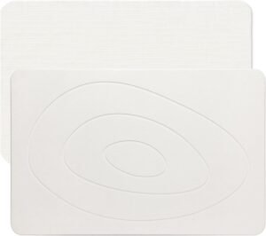 Badmat van Diatomeeënaarde – Antislip Douchemat, Snel Droog en Superabsorberend – Ovale Steenmat voor de Badkamer – 60 x 38 cm
