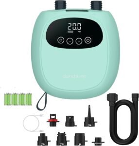 Elektrische SUP Pomp met Accu – Oplaadbare Luchtpomp – 20 PSI – Powerbank – Voor SUP Boards, Kajaks en Opblaasbare Boten