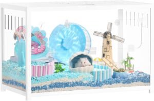 Hamsterkooi Metaal – Ruime Dierenkooi voor Hamsters en Kleine Huisdieren – Inclusief Accessoires – Duurzaam Ontwerp