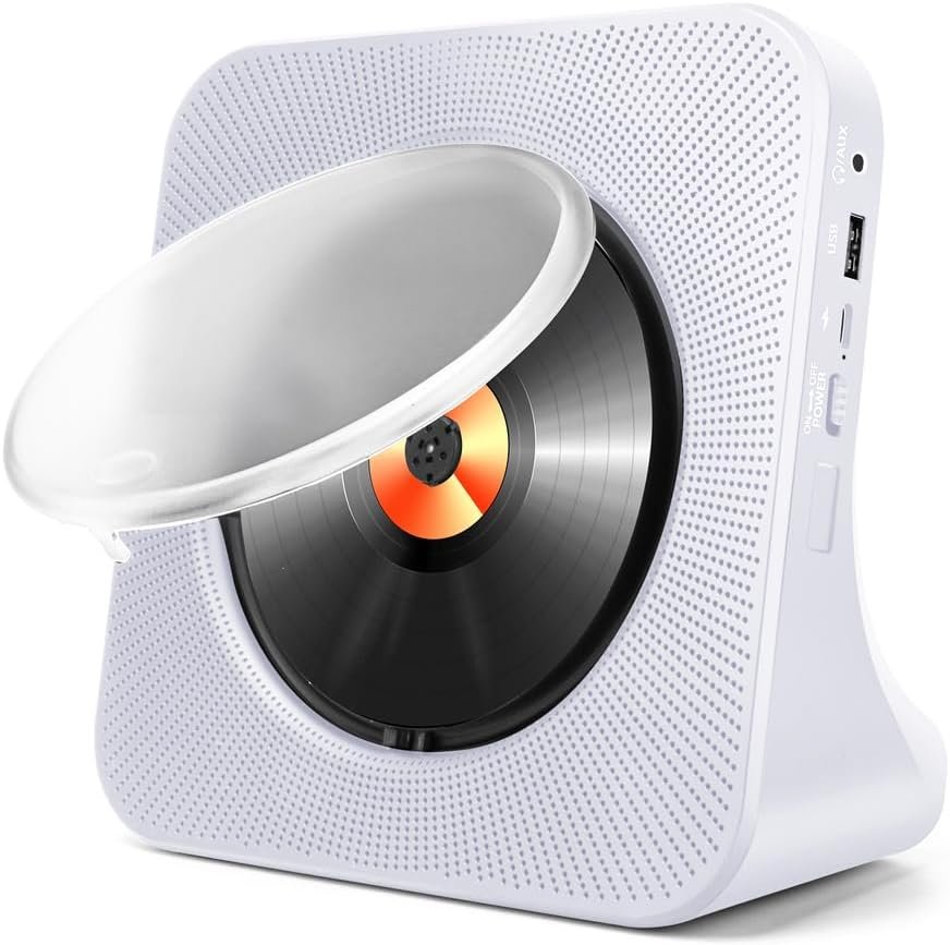 Draagbare CD speler met Bluetooth, FM radio, USB en AUX aansluiting