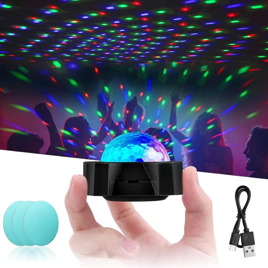 RGB LED feestverlichting met afstandsbediening en kleurverandering voor feestjes en kinder­kamers