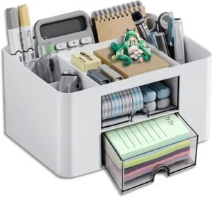 Siliconen Pennenhouder Cactus Set van 2 – Bureau Organizer voor Pennen, Potloden en Penselen – Groene Bureau Accessoire – Multifunctionele Opberger