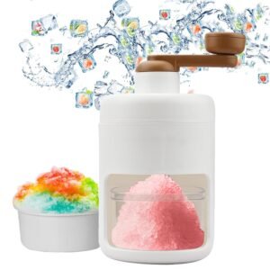 IJsvergruizer Handmatig – IJsbreker voor Crushed Ice en Shaved Ice – Inclusief IJsblokjesbakjes – Voor Feesten en Horeca