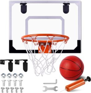 Basketbalpaal Voor Kinderen – Verstelbare Basketbalring met Net – Outdoor Basketbalpaal – Inclusief Montagemateriaal