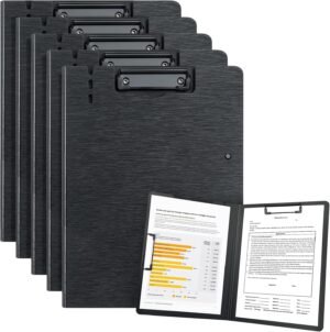 Opvouwbaar klembord voor documenten en bestanden, draagbare documentorganizer van kunststof