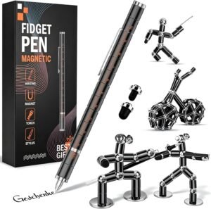 Magnetische Zwaartekrachtpen – Zwevende Balpen – Educatief Speelgoed – Zwart