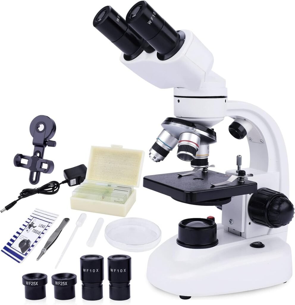 Binoculaire microscoopset voor kinderen en volwassenen – educatie en hobby
