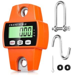 Elektronische Hangweegschaal 300 kg – Digitale Hanggweegschaal met LCD Display – Nauwkeurigheid 50 g – Voor Magazijn, Loods en Bagage