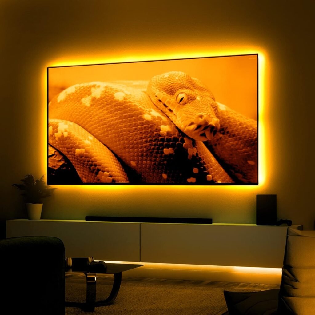 USB LED TV-achtergrondverlichting 2 meter, dimbare COB LED-strip, warm wit 3000K