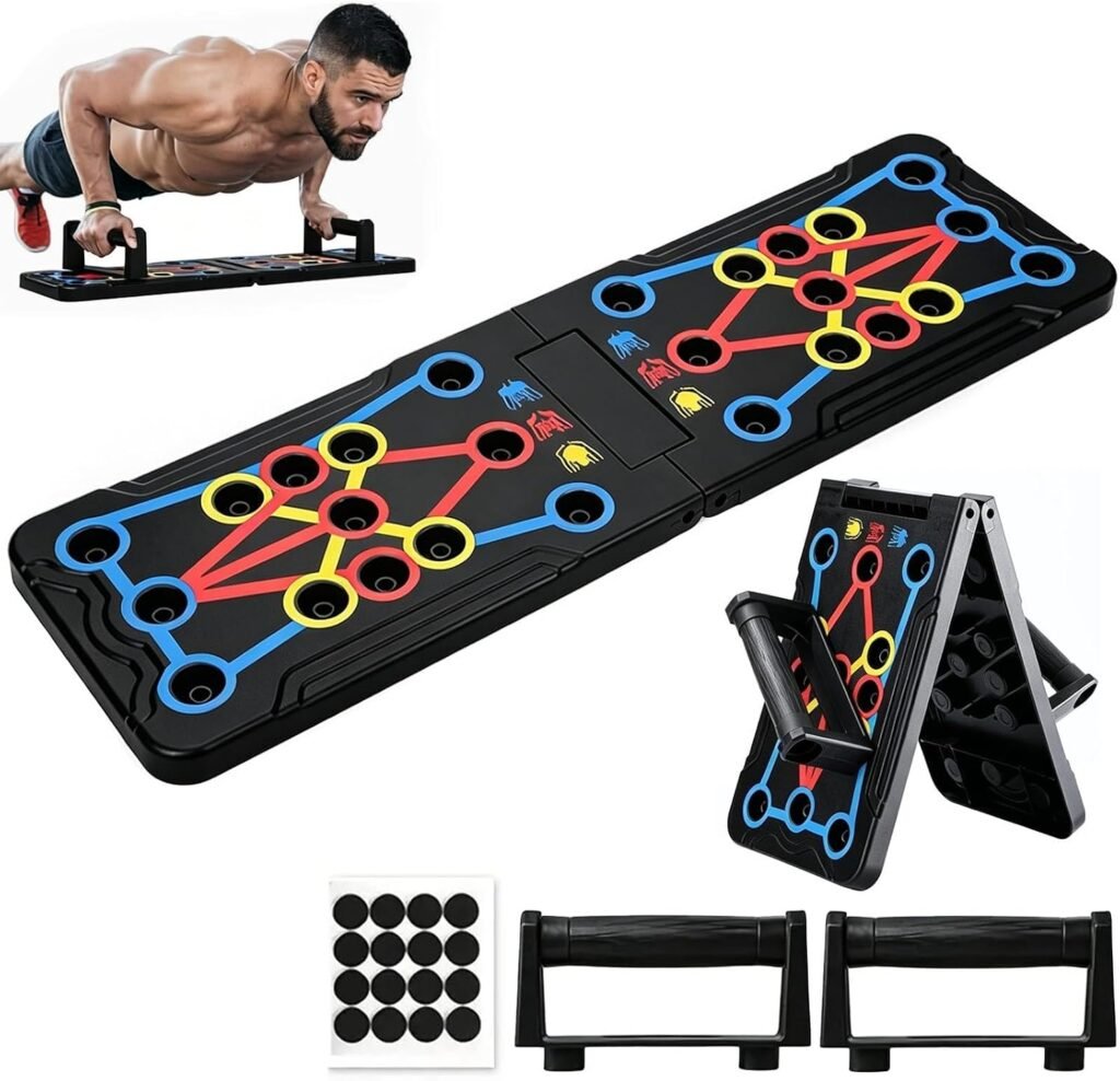 Push-up board 14-in-1 multifunctioneel trainingssysteem met opdruksteunen voor borst, schouders en armen