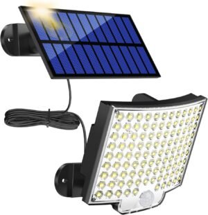 LED buitenlamp op zonne-energie met bewegingssensor voor tuinverlichting
