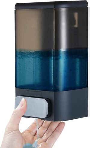 1000 ml zeepdispenser voor handen met wandmontage voor shampoo, afwasmiddel en vloeibare zeep