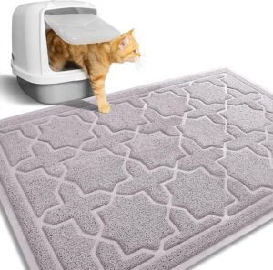 Kattenbakmat Waterbestendig – Antislip Mat voor Kattenbak – Absorbeert Vocht en Geur – Gemakkelijk Schoon te Maken