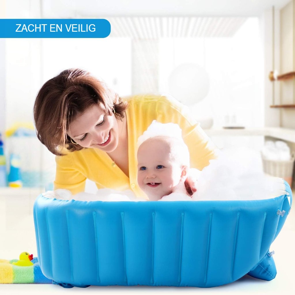 Opblaasbaar babybadje voor kinderen, opvouwbaar en draagbaar voor thuis en reizen