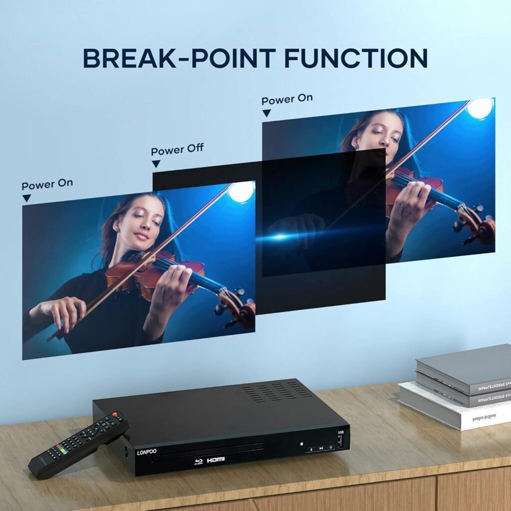 Full HD Blu-ray speler met HDMI, USB en multiregio ondersteuning