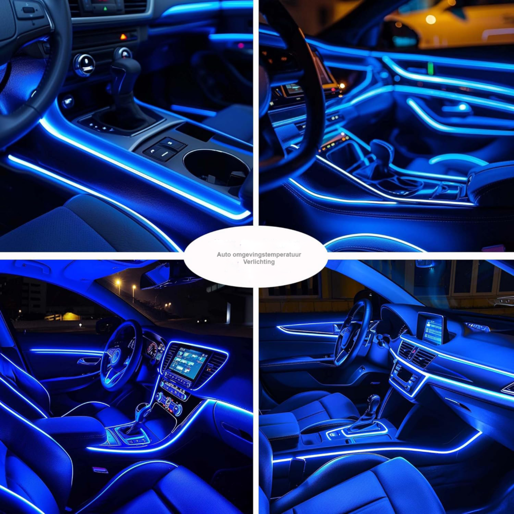 Blauwe LED strip 12V 5 meter, zelfklevend en flexibel, 3 mm breed voor binnengebruik en decoratie