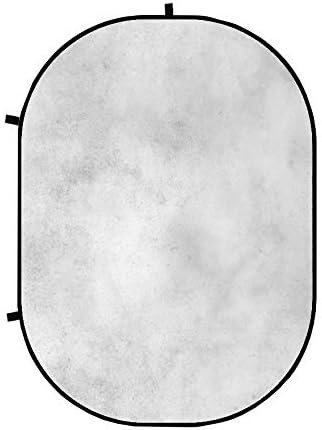 Vouwbare fotografie achtergrond lichtgrijs en bruin, 1,5 x 2 m, kreukvrije pop-up achtergrond voor fotostudio en fotobooth