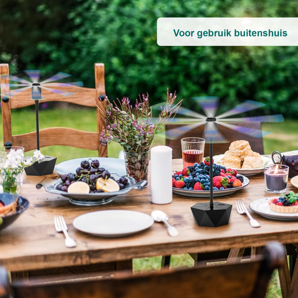 USB vliegenverjager voor op tafel, draagbaar en USB-aangedreven
