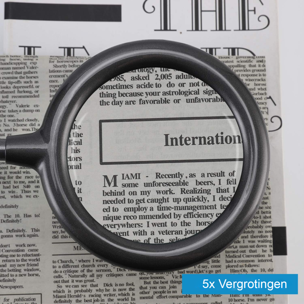 Vergrootlamp met verlichting en standaard voor lezen, hobby, werken en naaien