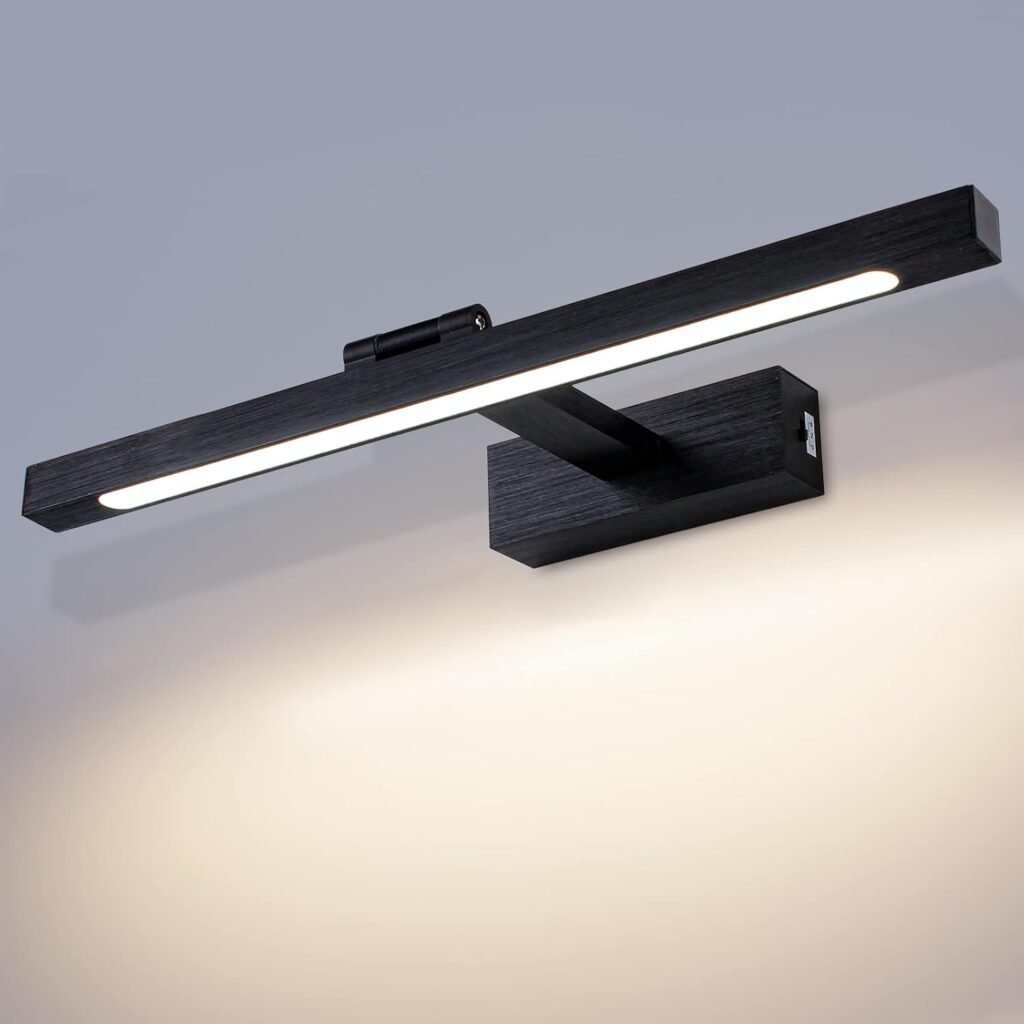 LED spiegellamp 40 cm met 3 lichtkleuren, verstelbaar en 270 graden draaibaar, 8W