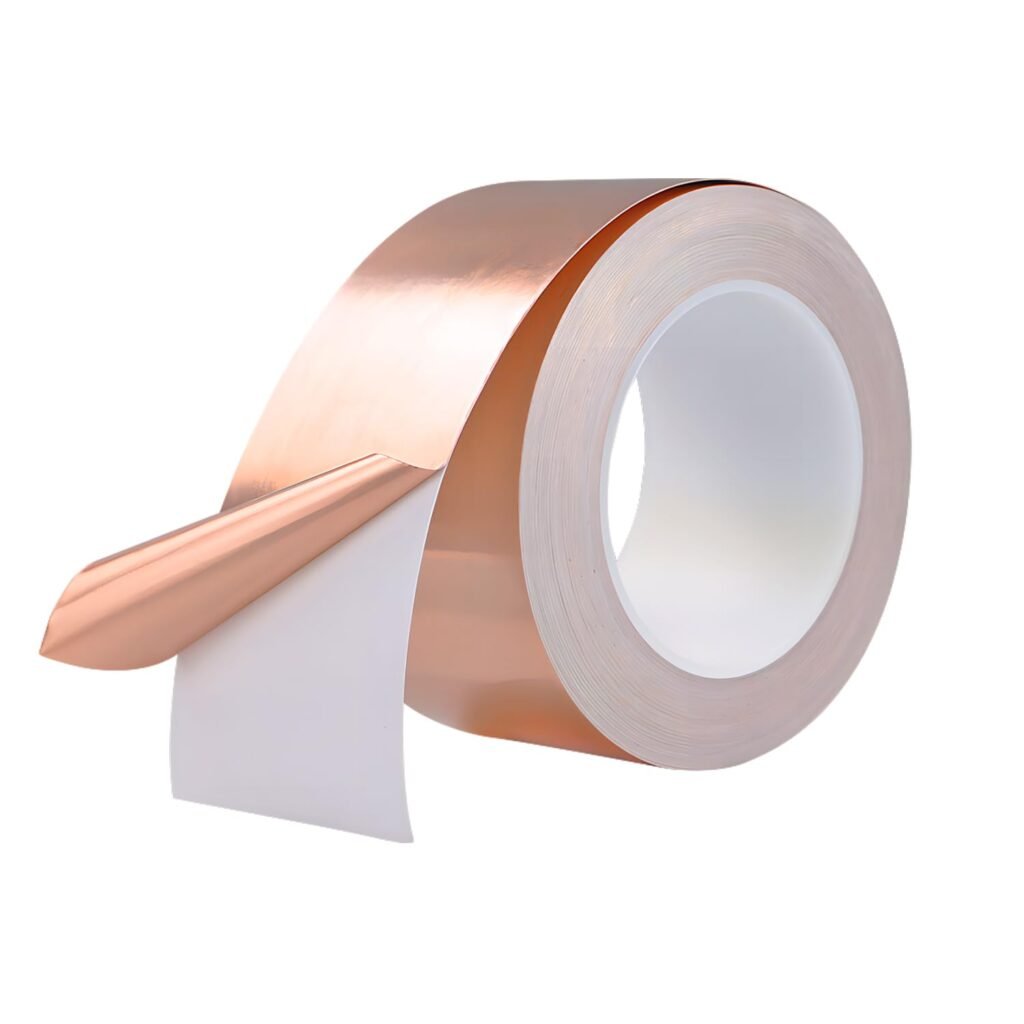 Zelfklevende koperen folietape 55mm x 20m voor EMI-afscherming, aarding en elektronische reparaties