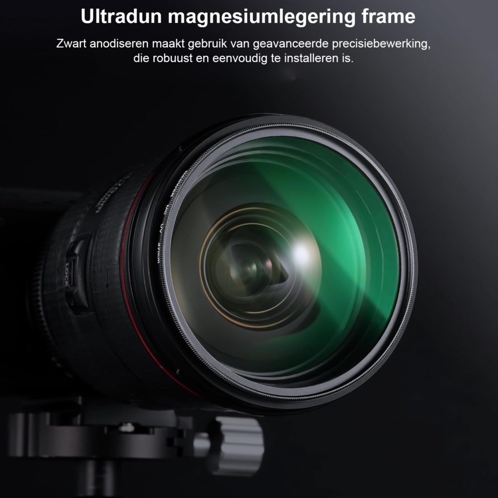 37mm lens filter set met UV CPL ND4 filters en harde opbergtas