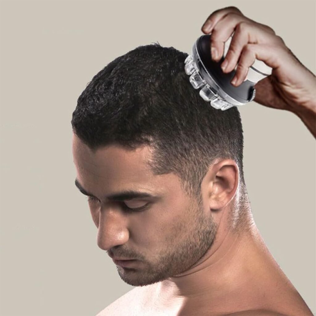 Elektrisch roterend scheerapparaat voor mannen met draadloze USB-oplading en haartrimmer