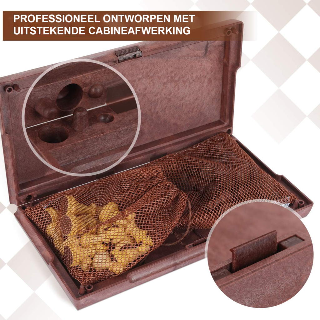 Magnetisch schaakspel met opvouwbaar schaakbord 35x30 cm voor kinderen en volwassenen