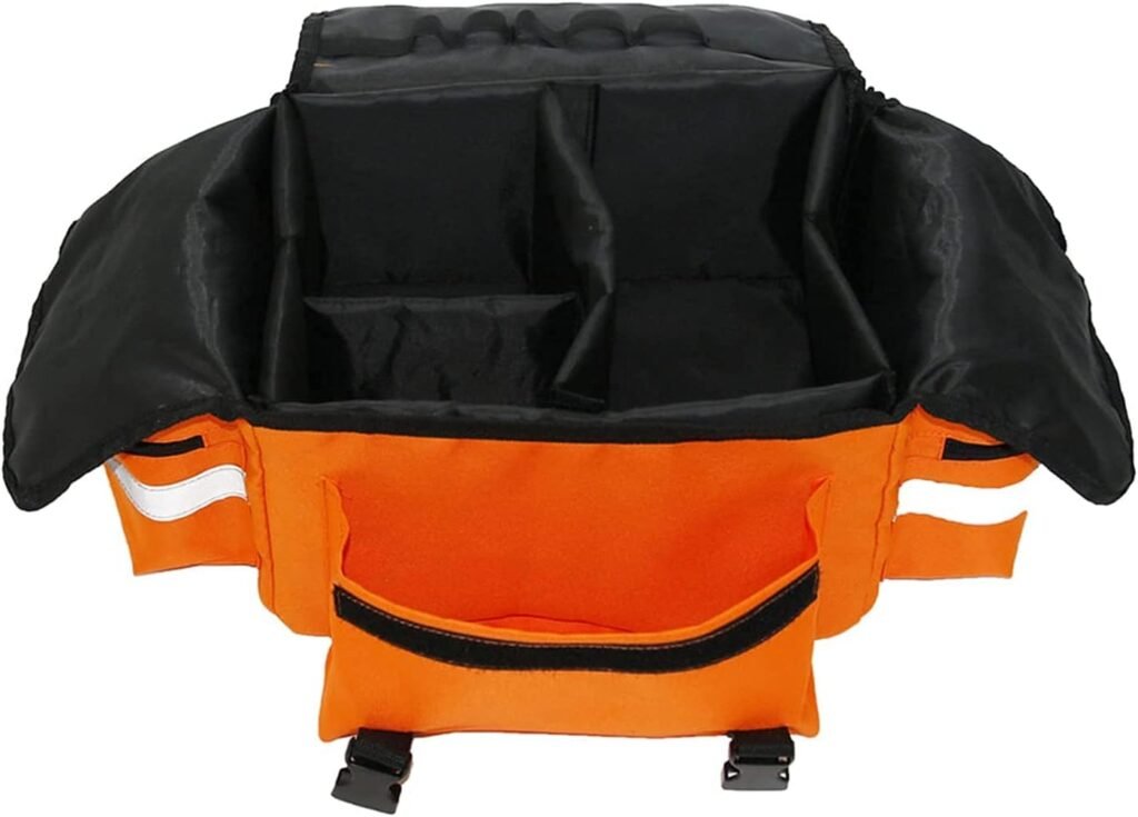 Oranje transparante EHBO kit voor familie en outdoor gebruik