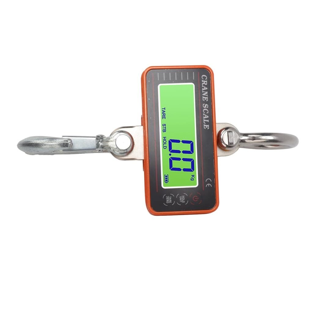 Digitale kraanweegschaal 1500 kg met LED-display en draadloze afstandsbediening voor industrie en werkplaats