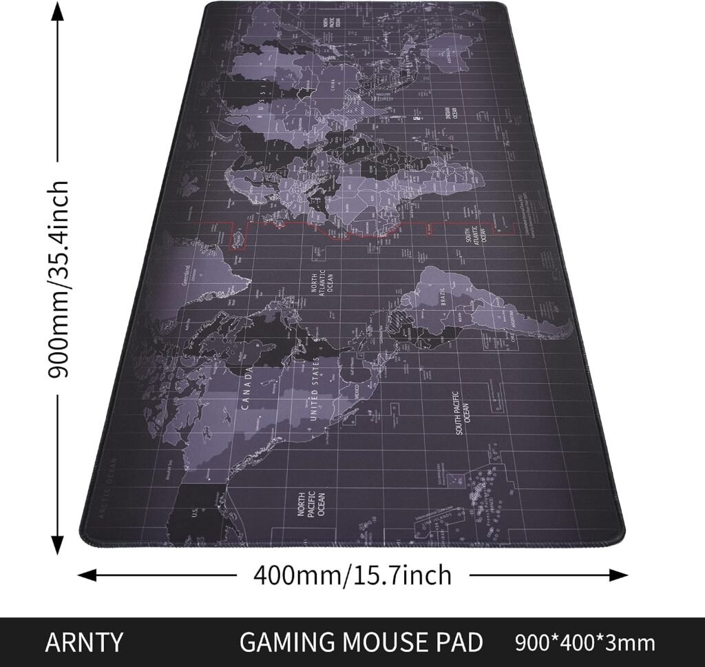 XXL gaming muismat met Galaxy design, waterdichte coating en antislip basis voor optische en lasersensoren